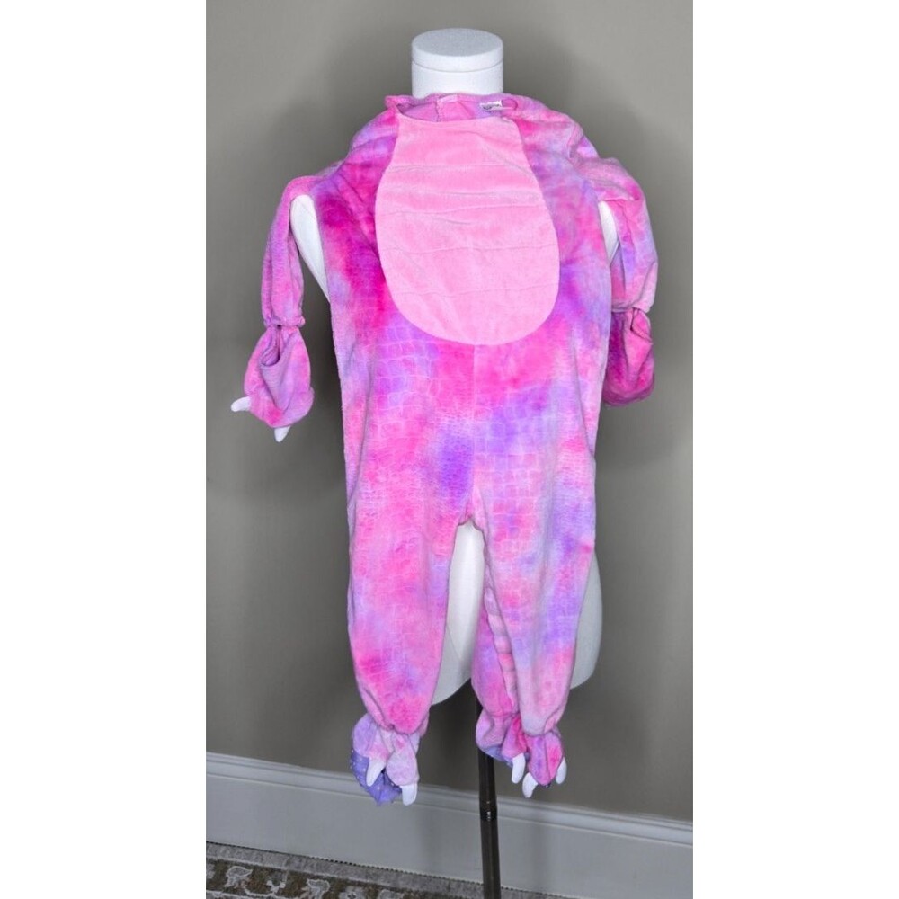 Spirit Halloween Baby Dragon Costume 12-18M Pink/Purple Pastel Cute